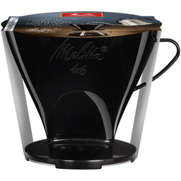 MELITTA Porte-filtre à café 1x6 noir, le porte-filtre