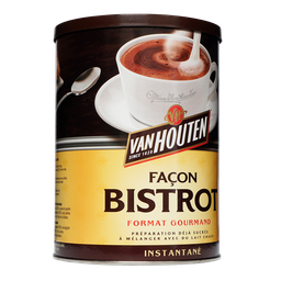 VAN HOUTEN Poudre de cacao instantané façon bistrot déjà sucré 425g
