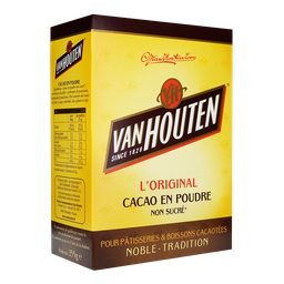 VAN HOUTEN L'original cacao en poudre non sucré 255g