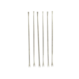 FACKELMANN 6 fourchettes à crustacé en acier inoxydable 18,5cm