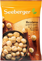 SEEBERGER Noix de macadamia grillées salées 125g
