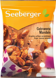 SEEBERGER Amandes grillées caramélisées 150g