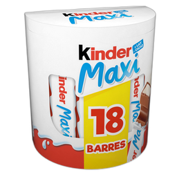 Kinder Maxi Barres De Chocolat 18 Batônnets 380G