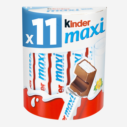 Kinder Maxi Barres Chocolatées 11 Barres 231G