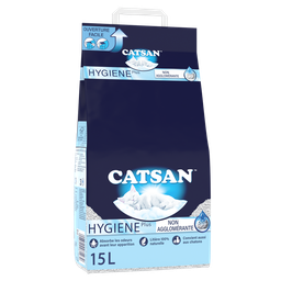 CATSAN Litière chat minérale non agglomérante Hygiène plus 15