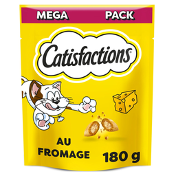 CATISFACTIONS Premios para gato y gatito con queso 180 g