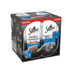 SHEBA Perfect Portions Patê em Molho Atum MSC 6x37,5g
