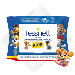 FESS'NETT Papel Higiénico Húmido Kids 50 folhas