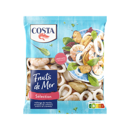 COSTA Trío de Frutos de Mar Mejillones Calamares y Gambas 360 g