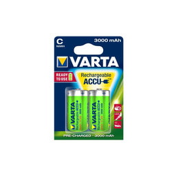 VARTA Pilas alcalinas recargables HR14 1.2V, el pack de 2