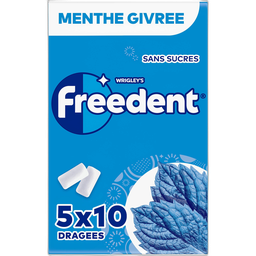 FREEDENT Chicles sin azúcar menta gélida 70 g