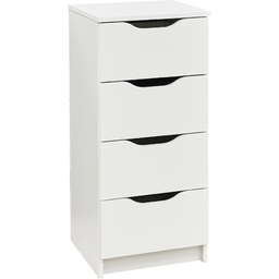 AUTRES MARQUES Cómoda Westphallen 4 gavetas branco 1 unidade