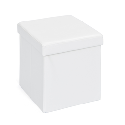 INTERLINK Almacenaje plegable PU blanco Santy