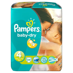 PAMPERS pamp bb-dry 7/18kg X24