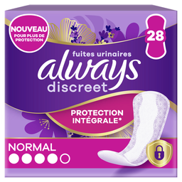 ALWAYS Salvaslip Discreet Normal 28 unidades
