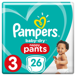 PAMPERS Baby-Dry Pants Size 3 (6-11 kg) - 58 diapers