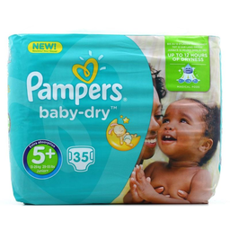 Pampers Baby Dry Geant T5 X35