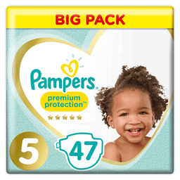 PAMPERS Pañales Premium Protection Talla 5 11-23 kg, 56 unidades