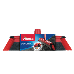 VILEDA Recarga Vassoura Apanha-pó Duactiva Sem Cabo Vermelho/preto
