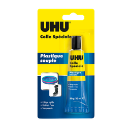 UHU Colle spéciale plastique souple - 30g/ 33ml
