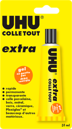 UHU Colle - Gel extra tube aluminium 31ml