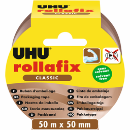 UHU RUBAN ADHESIF - Rollafix ruban d'emballage brun 50mx50mm