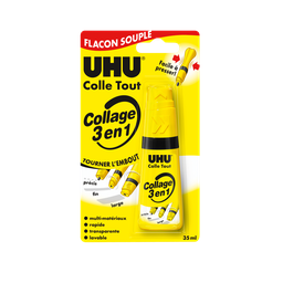 UHU Collage 3 en 1 solvant Flacon 35ml