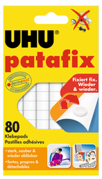 UHU Pate adhésive 80 pastilles blanches