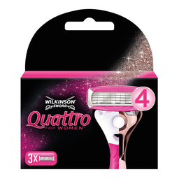 WILKINSON Cuchillas de Afeitar Quattro For Women 3 hojas