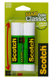 SCOTCH Bâtons de colle Maxi Classic sans solvant 21g