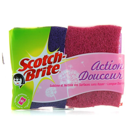 SCOTCH 2 eponges grattantes action double brite