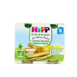 HIPP Zanahorias, Verduras y Plato Asado 2 x 190 g