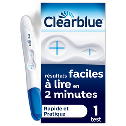 CLEARBLUE Test grossesse pratique et rapide 1 test