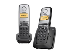 GIGASET Téléphone DECT Duo avec répondeur A130 duo