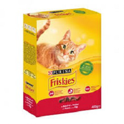 FRISKIES Alimento completo para gatos con buey y pollo 400 g