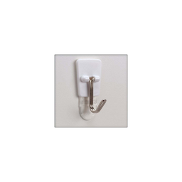 3M 3 Crochets Adhésif Plastique Pointe Métal, Blanc 0.225 kg