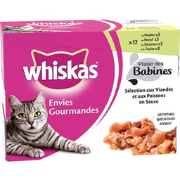 WHISKAS Plaisir Babines 12 x 85 g