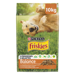 FRISKIES Croquetas para Perro Adulto Pollo Ternera Verduras 10 kg