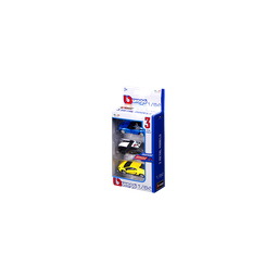 BBURAGO Assortment of 3 vehicles 1/64