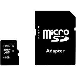PHILIPS FM64MP45B/10 mémoire flash 64 Go MicroSDHC UHS-I Classe 10