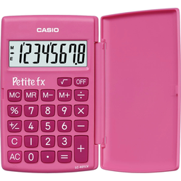 CASIO Calculadora científica pequena FX Rosa