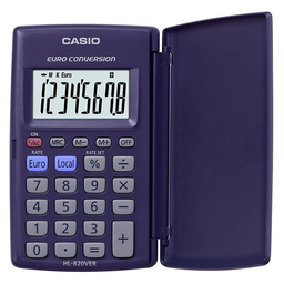 CASIO Calculadora de bolso HL-820VER 1 unidade