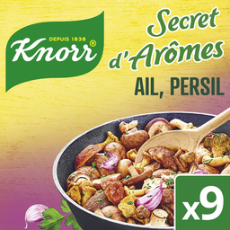 Knorr Secrets D'Arômes Tablettes Ail Et Persil 9 Tablettes 90G