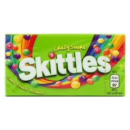 SKITTLES boîte crazy sours 45g