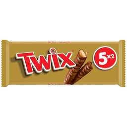 TWIX Barritas de chocolate con galleta y caramelo 250g