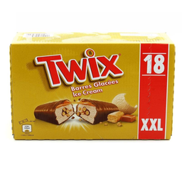 MARS 18 barres glacees twix 615g