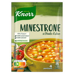 Knorr Soupe Déshydratée Minestrone À L'Huile D'Olive 4 Personnes 104G