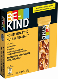 BE-KIND Honey Roasted Nuts & Sea Salt 3x30 g