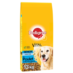 PEDIGREE Ração para cão médio e grande sénior com frango 13 kg
