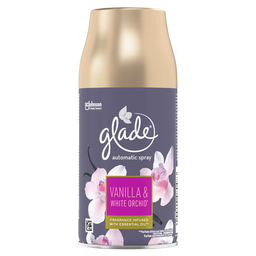 GLADE Désodorisant Automatic Air Freshener Recharge Vanilla & White Orchid 269 ml
